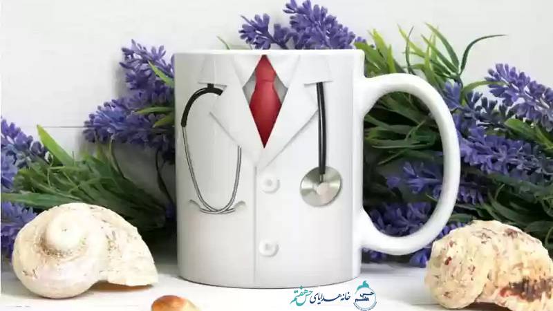 ماگ سفالی هدیه روز پزشک