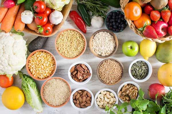 مواد غذایی مختلف دارای پروتئین سالم